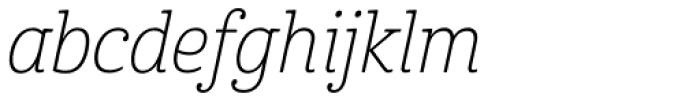 Cabrito Con Thin Italic