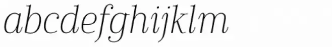 Cabrito Didone Cond Thin Italic