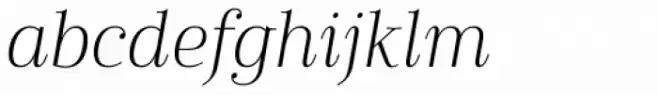 Cabrito Didone Light Italic