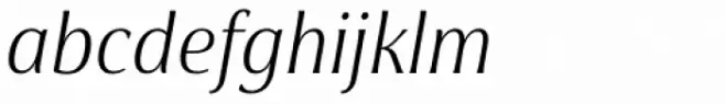 Cabrito Flare Condensed Book Italic