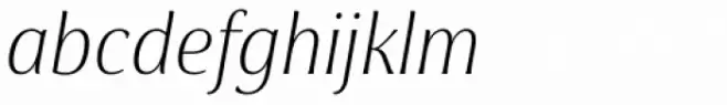 Cabrito Flare Condensed Thin Italic