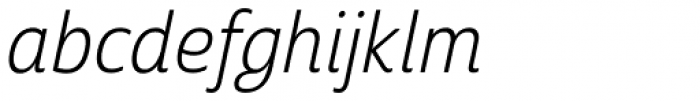 Cabrito Sans Con Book Italic