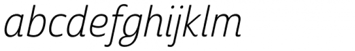 Cabrito Sans Con Light Italic