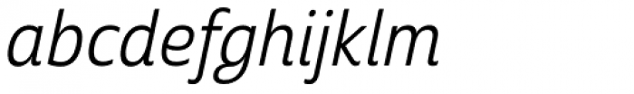 Cabrito Sans Con Regular Italic