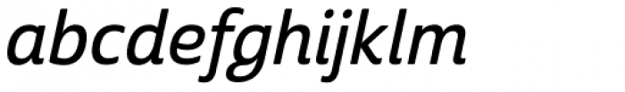 Cabrito Sans Demi Italic