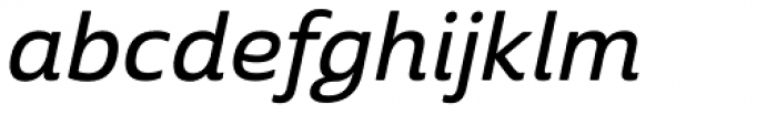 Cabrito Sans Ext Demi Italic