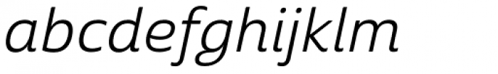 Cabrito Sans Ext Regular Italic