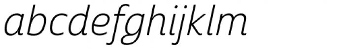 Cabrito Sans Light Italic