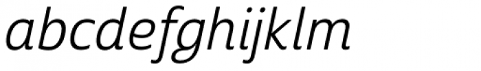 Cabrito Sans Regular Italic