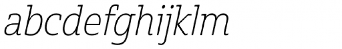 Cabrito Semi Con Thin Italic