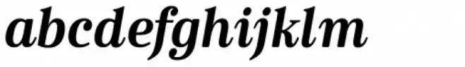 Cabrito Serif Condensed Black Italic