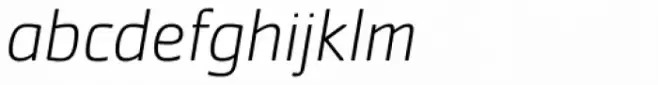 Cachet Pro ExtraLight Italic