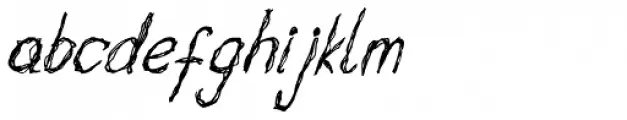 Cack-handed Black Italic