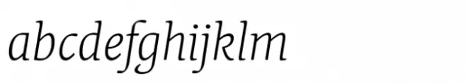 Cahuenga Light Italic