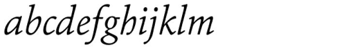 Cala Light Italic