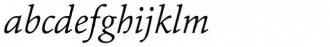 Cala Light Italic