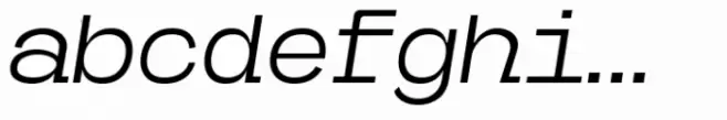 Caleb Mono Regular Italic
