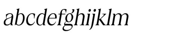 Calgera Light Condensed Oblique Contrast
