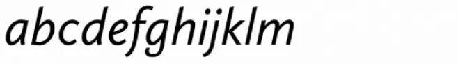 Calluna Sans Italic
