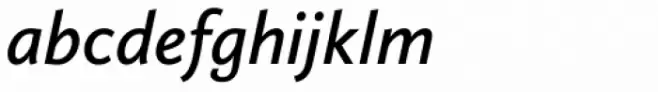 Calluna Sans SemiBold Italic