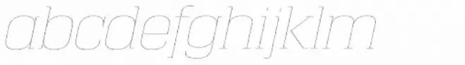 Calypso E Hairline Italic