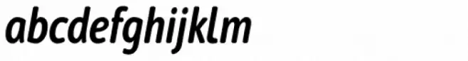 Cambridge Round SemiBold Cond Italic