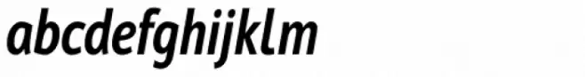 Cambridge SemiBold Cond Italic