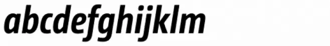CamingoDos Condensed Bold Italic
