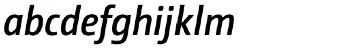 CamingoDos SemiCondensed SemiBold Italic