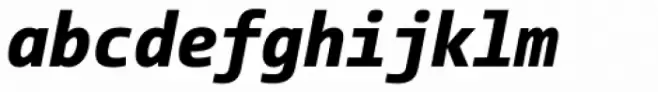 CamingoMono ExtraBold Italic