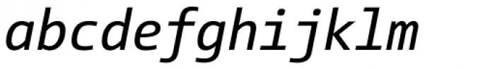 CamingoMono Italic