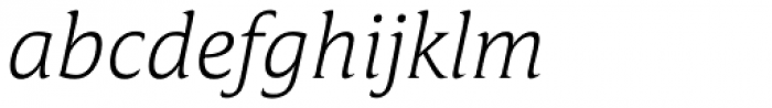 Campan Extra Light Italic