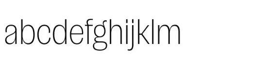 Campeche Condensed ExtraLight