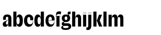 Campeche Display Condensed Black
