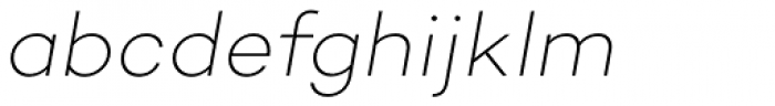 Campton ExtraLight Italic