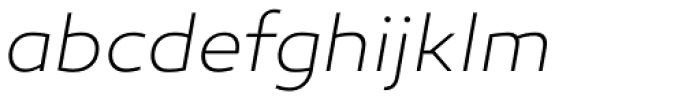 Canaro ExtraLight Italic