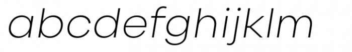 Canava Grotesk Extra Light Italic