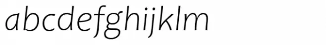 Candara Light Italic