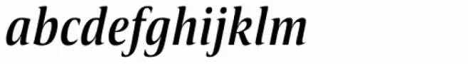 Candide Condensed Medium Italic