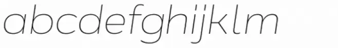 Cannon Extra Light Italic