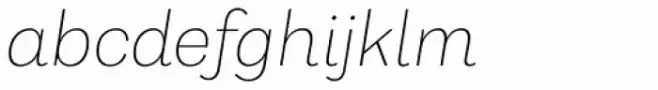 Capital Gothic Extra Light Italic