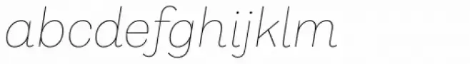 Capital Gothic Thin Italic