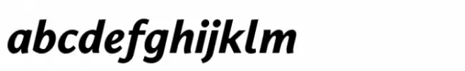 Carole Sans Extrabold Italic
