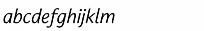 Carole Sans Italic