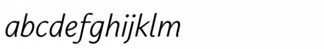 Carole Sans Light Italic