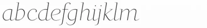Carot Display Thin Italic