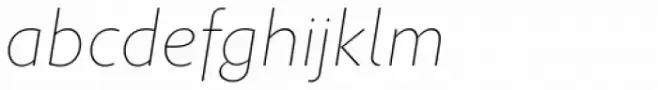 Carot Sans Thin Italic
