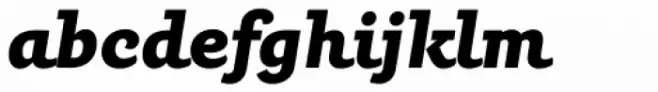 Carot Slab Extra Bold Italic