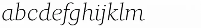Carot Text Extra Light Italic
