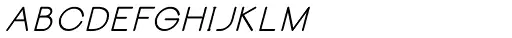 Carrinady Light Italic